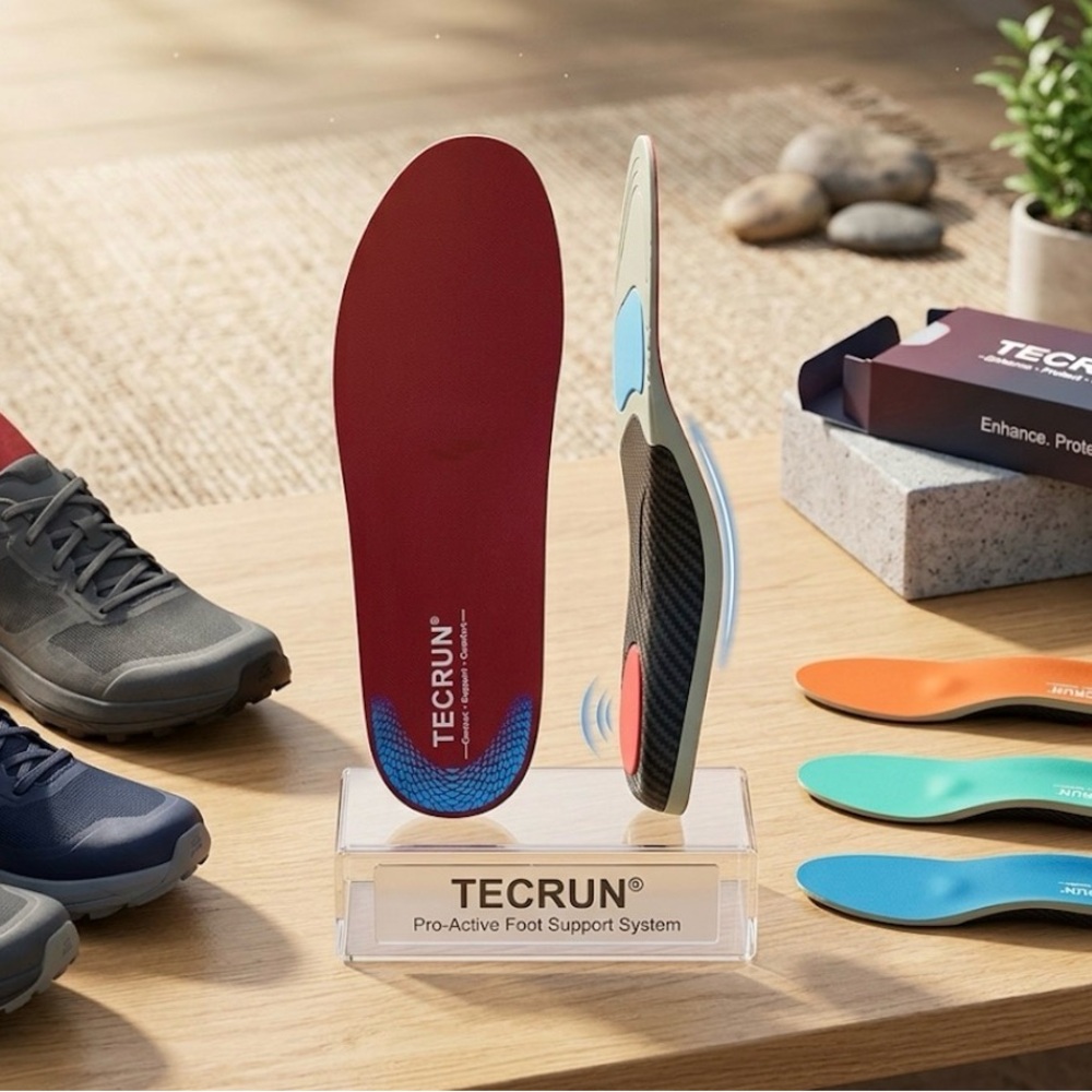 Orthopedic Insoles for Plantar Fasciitis, High Arch Support, Men & Women